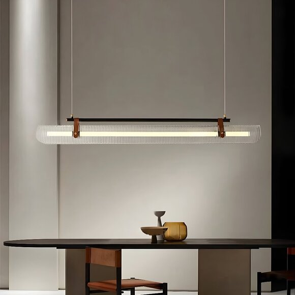 Set of 3 Modern Chandeliers – Black, Gold, and Duplex Design - Picture 8 of 10